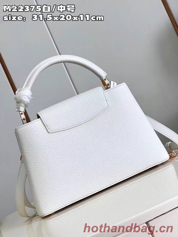 Louis Vuitton Capucines MM M20784 white