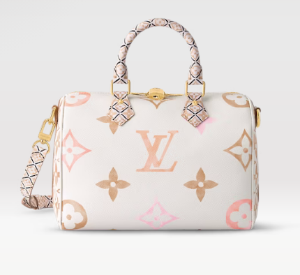 Louis Vuitton Speedy Bandouliere 25 M23073 Beige