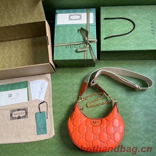 Gucci GG MATELASSE SMALL SHOULDER BAG 739709 orange