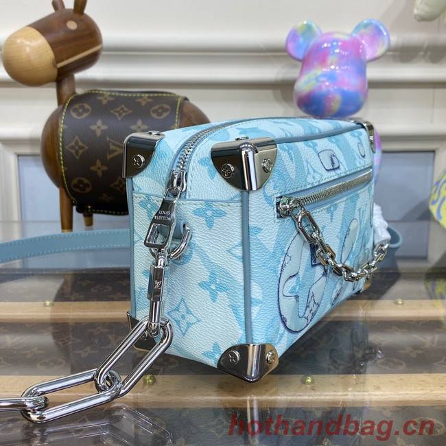 Louis Vuitton Mini Soft Trunk M22588 light blue