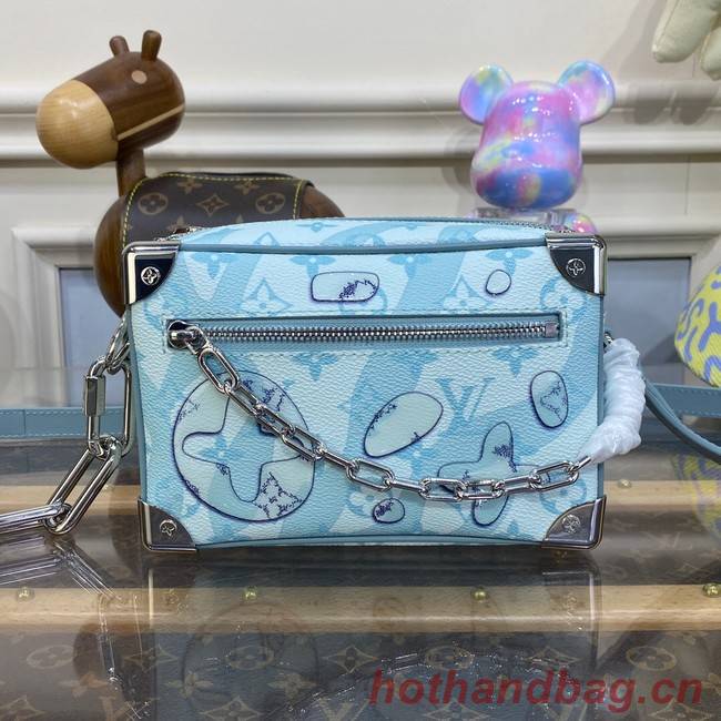 Louis Vuitton Mini Soft Trunk M22588 light blue