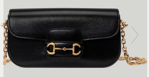 GUCCI HORSEBIT 1955 SMALL SHOULDER BAG 735178 black