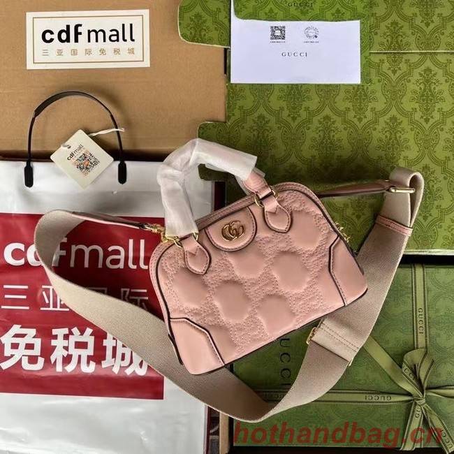 GUCCI GG MATELASSE HANDBAG 727793 Pink