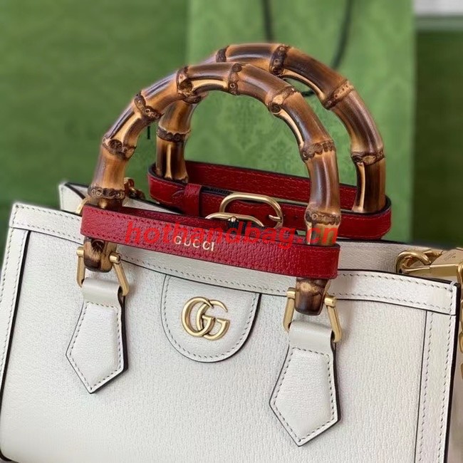 GUCCI DIANA SMALL SHOULDER BAG 735153 White