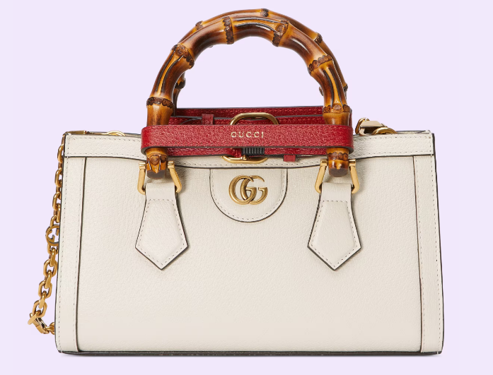 GUCCI DIANA SMALL SHOULDER BAG 735153 White