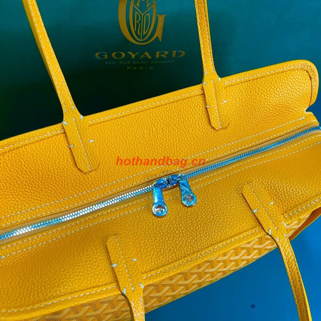 Goyard Hardy 2 Original Calfskin Leather Pet Bag 20299 Yellow