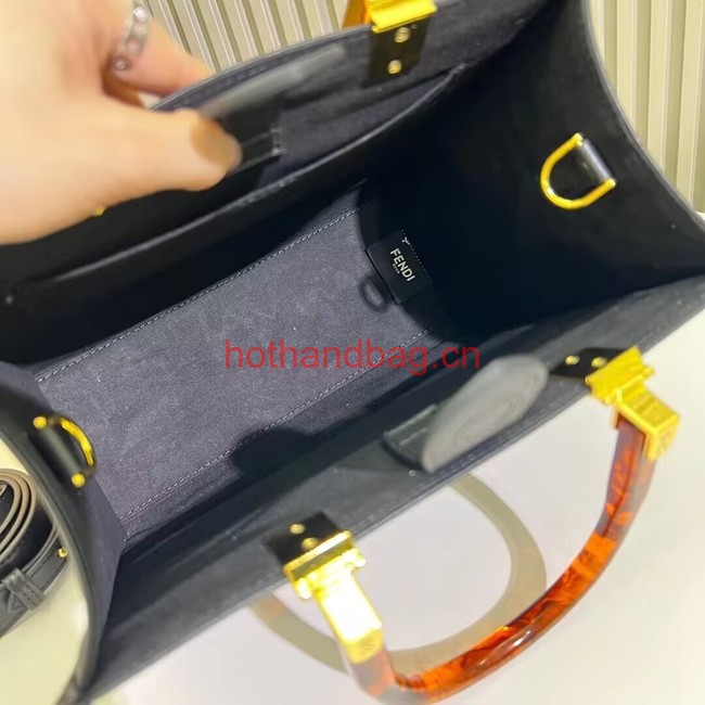 Fendi Sunshine small Shopper F1615 black