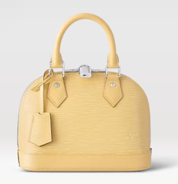 Louis Vuitton Alma BB M22213 Jaune Plume Yellow