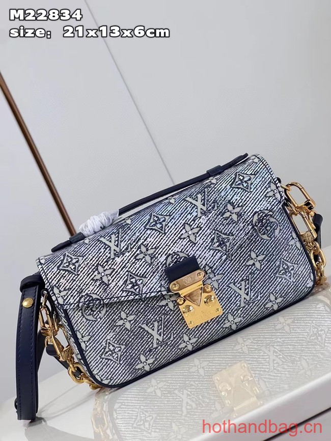 Louis Vuitton Pochette Metis East West M22834 Blue