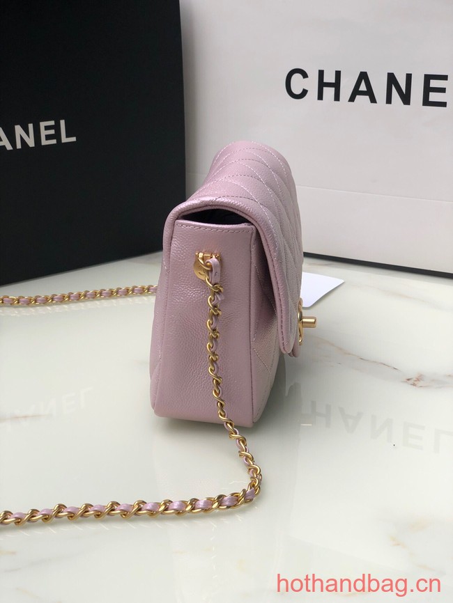 Chanel SMALL FLAP BAG AS2855 pink