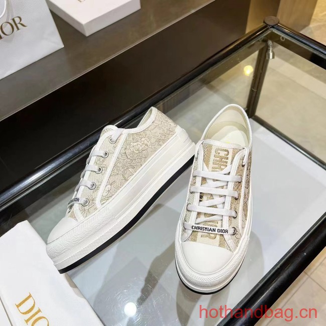 WALK N DIOR SNEAKER Dior Oblique Embroidered Cotton 93626-7