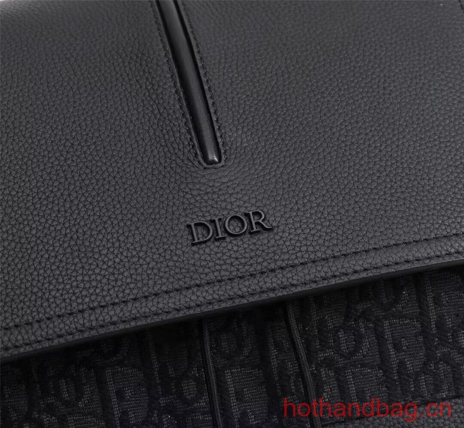 DIOR BACKPACK Black Dior Oblique Jacquard and Black Grained Calfskin CM1062A