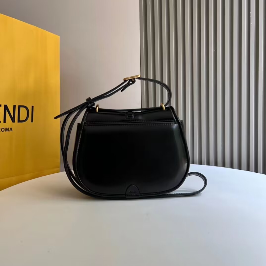 Fendi Cmon Mini leather bag 8BS082 Black