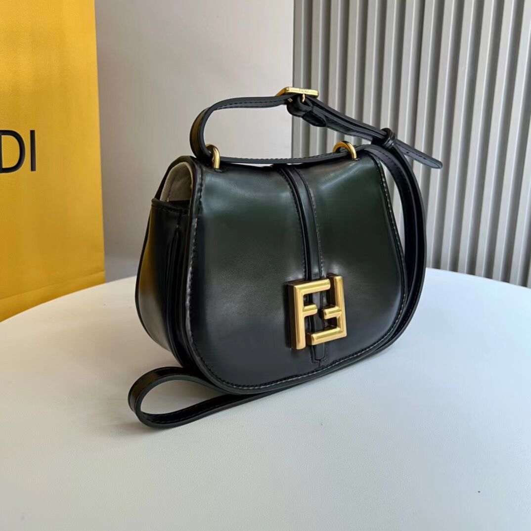 Fendi Cmon Mini leather bag 8BS082 Black