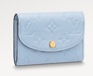 Louis Vuitton Rosalie Coin Purse M82392 Bleu Nuage Blue