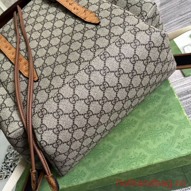 GUCCI BACKPACK WITH DOUBLE G 710859 brown