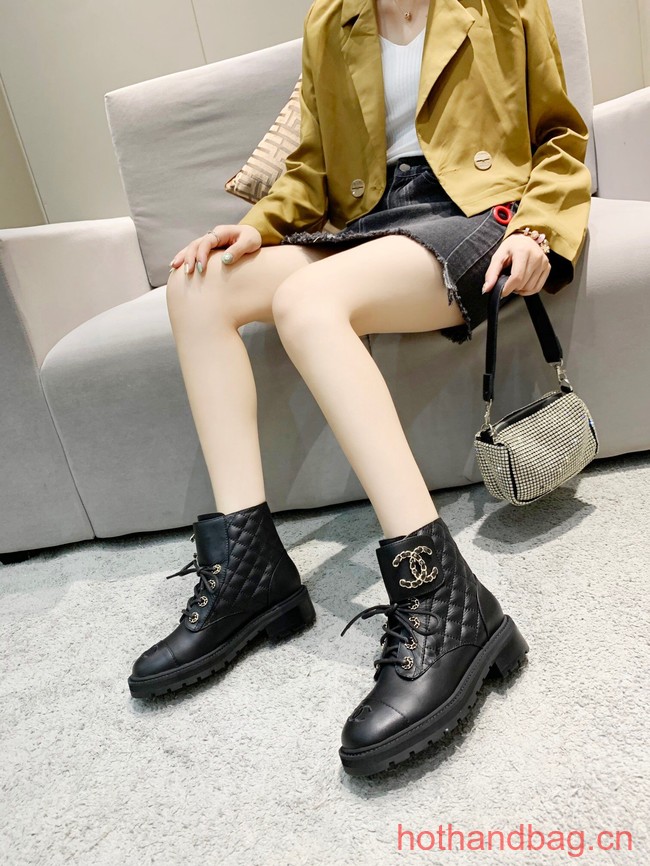 Chanel Calfskin ANKLE BOOT 93698-1