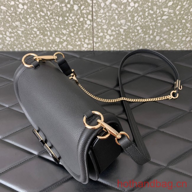 VALENTINO VSLING granular calfskin bag P098 black