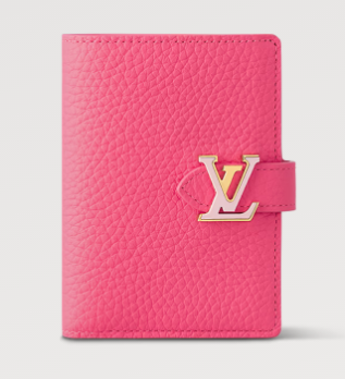 Louis Vuitton Vertical Compact Wallet M82461 Dragon Fruit Pink