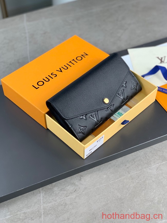 Louis Vuitton Sarah Wallet M82256 black