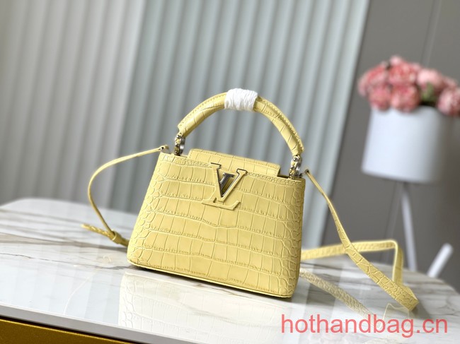 Louis Vuitton Capucines Mini N81209 yellow