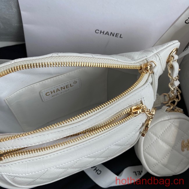 Chanel pocket AS1077 white