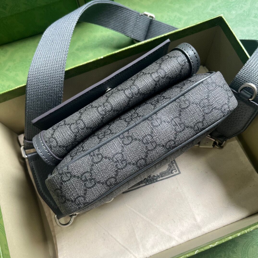 GUCCI GG SHOULDER BAG 574888 Gray