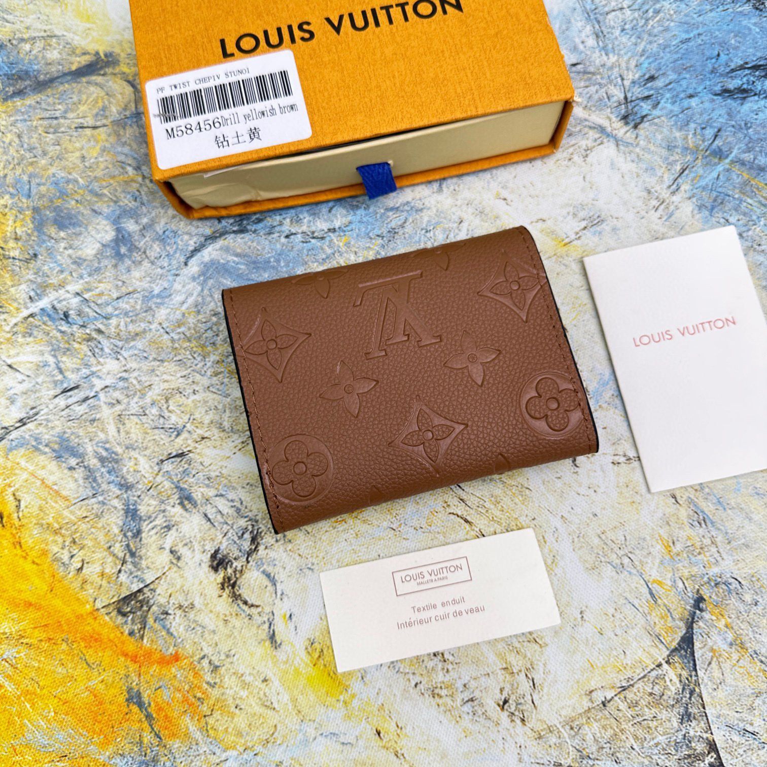 Louis Vuitton Business Card Holder M58456 Khaki