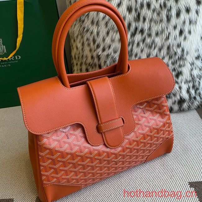 Goyard Calfskin Leather Tote Bag 20300 orange