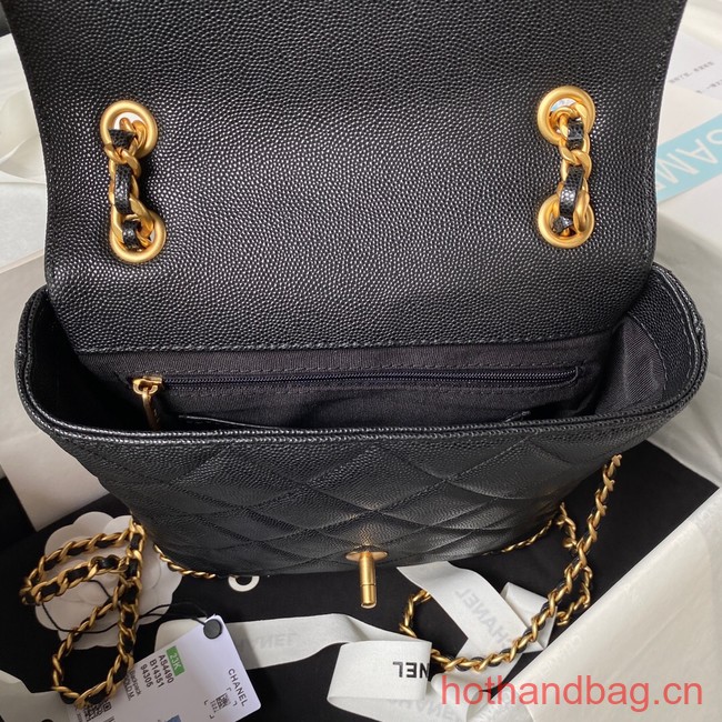 Chanel SMALL BACKPACK AS4490 black