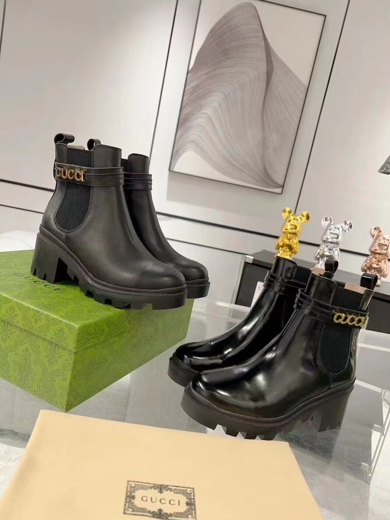 Gucci Boots G70293 Black