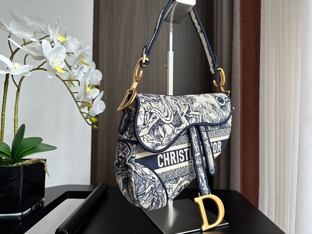 Dior SADDLE BAG Embroidery M0446C-5