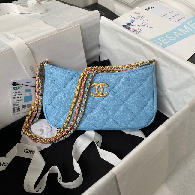 Chanel SMALL HOBO BAG AS4597 BLUE