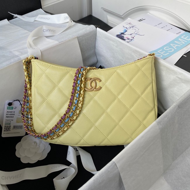 Chanel SMALL HOBO BAG AS4612 YELLOW