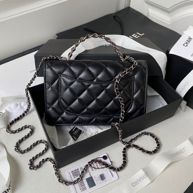 Chanel WALLET ON CHAIN AP3645 BLACK