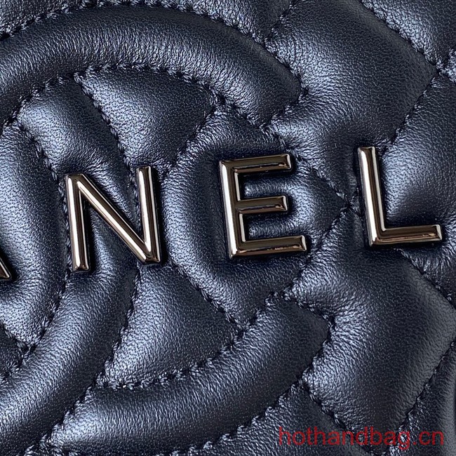 CHANEL STAR HANDBAG AS4579 & Guns-Tone Metal black