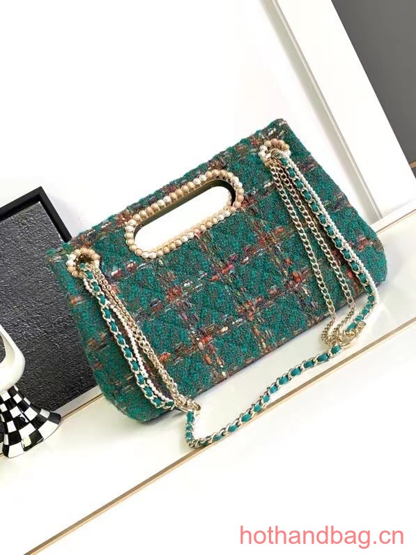 Chanel CLASSIC HANDBAG AS4221 green