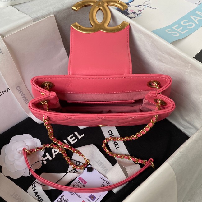 Chanel SMALL MESSENGER BAG AS4609 Fuchsia