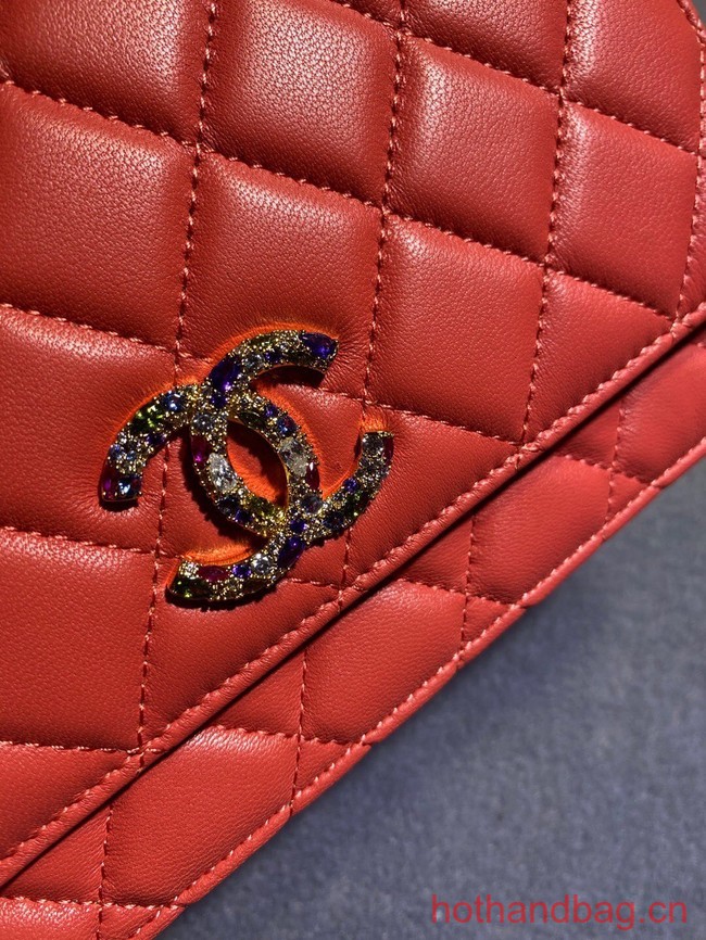 Chanel WALLET ON CHAIN AP1794 red