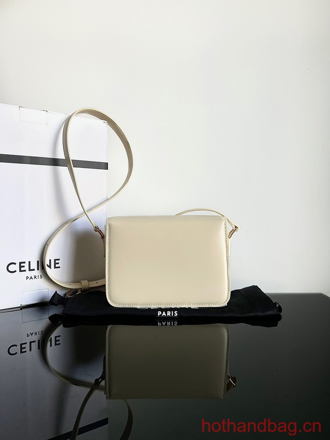 Celine TEEN TRIOMPHE BAG IN SHINY CALFSKIN 188423 NUDE