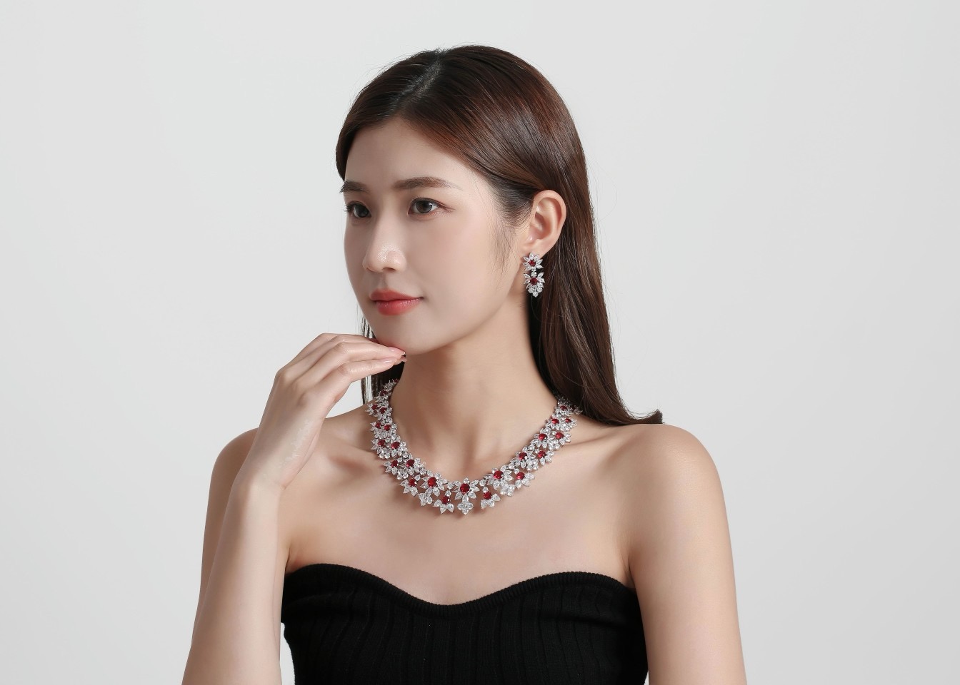 BVLGARI NECKLACE&Earrings CE13345