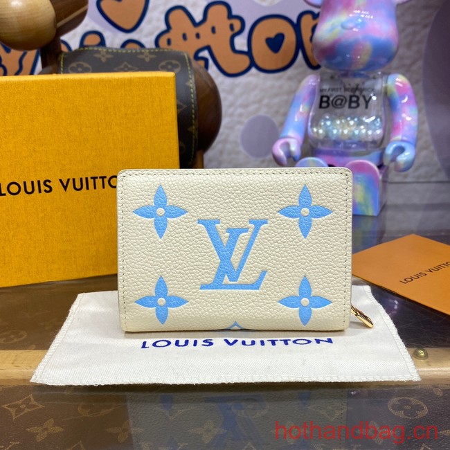 Louis Vuitton Clea Wallet M80151 blue