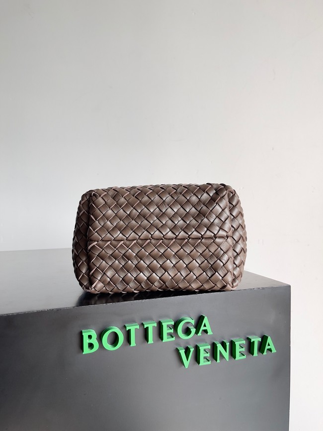 Bottega Veneta Small Cabat Bucket 753172 dark brown