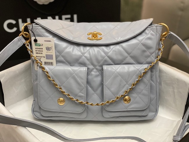 CHANEL MESSENGER BAG AS4668 gray