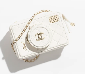 Chanel CAMERA BAG AS4817 White