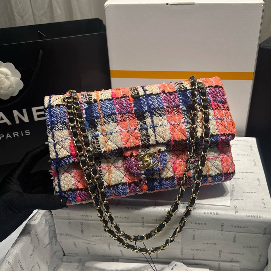 CHANEL CLASSIC 11.12 HANDBAG A01112 Multicolor