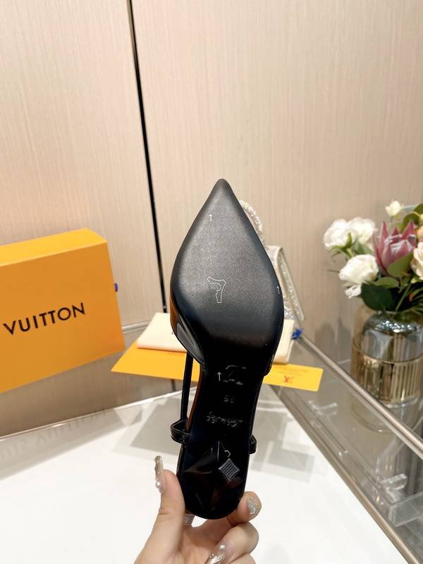 Louis Vuitton Shoes LVS00726 Heel 7CM