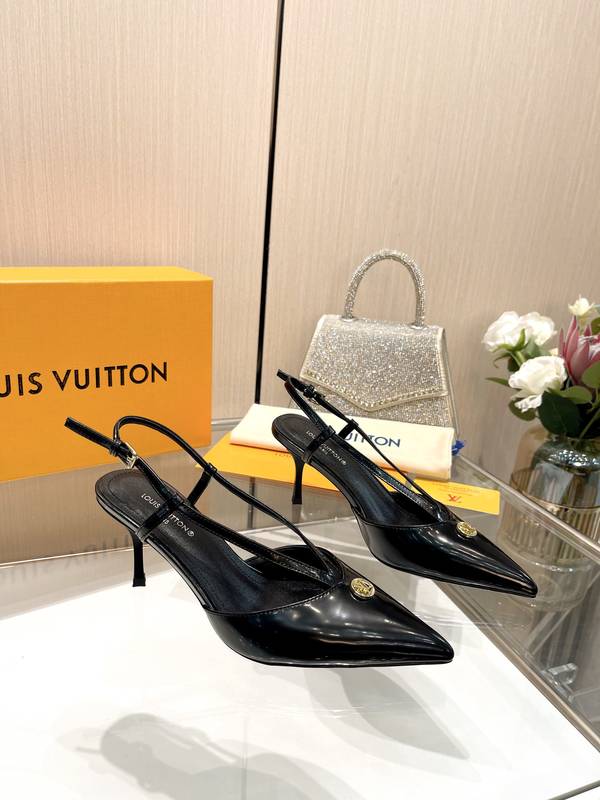 Louis Vuitton Shoes LVS00730 Heel 7CM