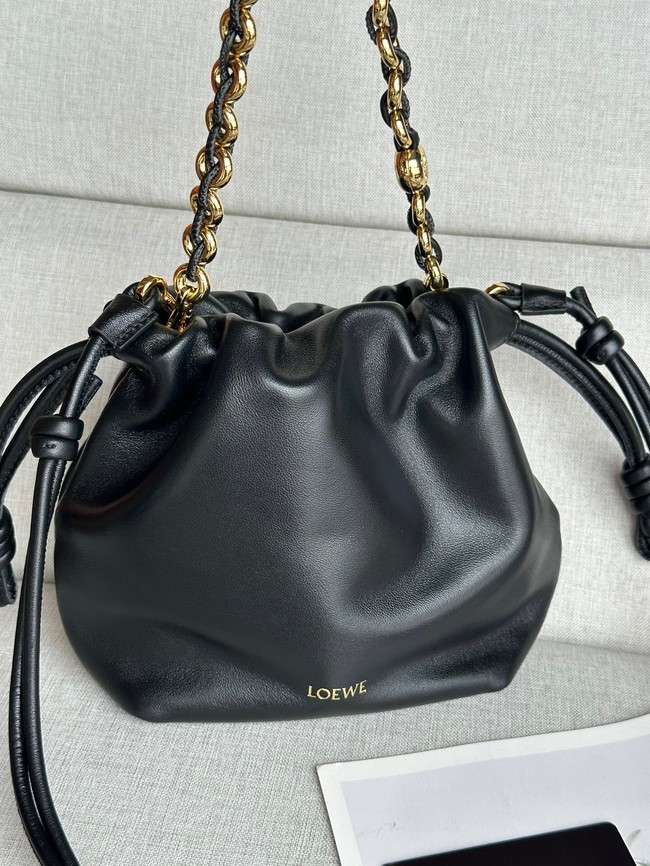 Loewe Mini Napa Lamb Leather Flamenco Purse A914C black