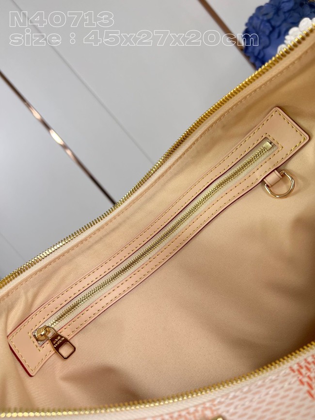 Louis Vuitton Keepall Bandouliere 45 N40713 Peach